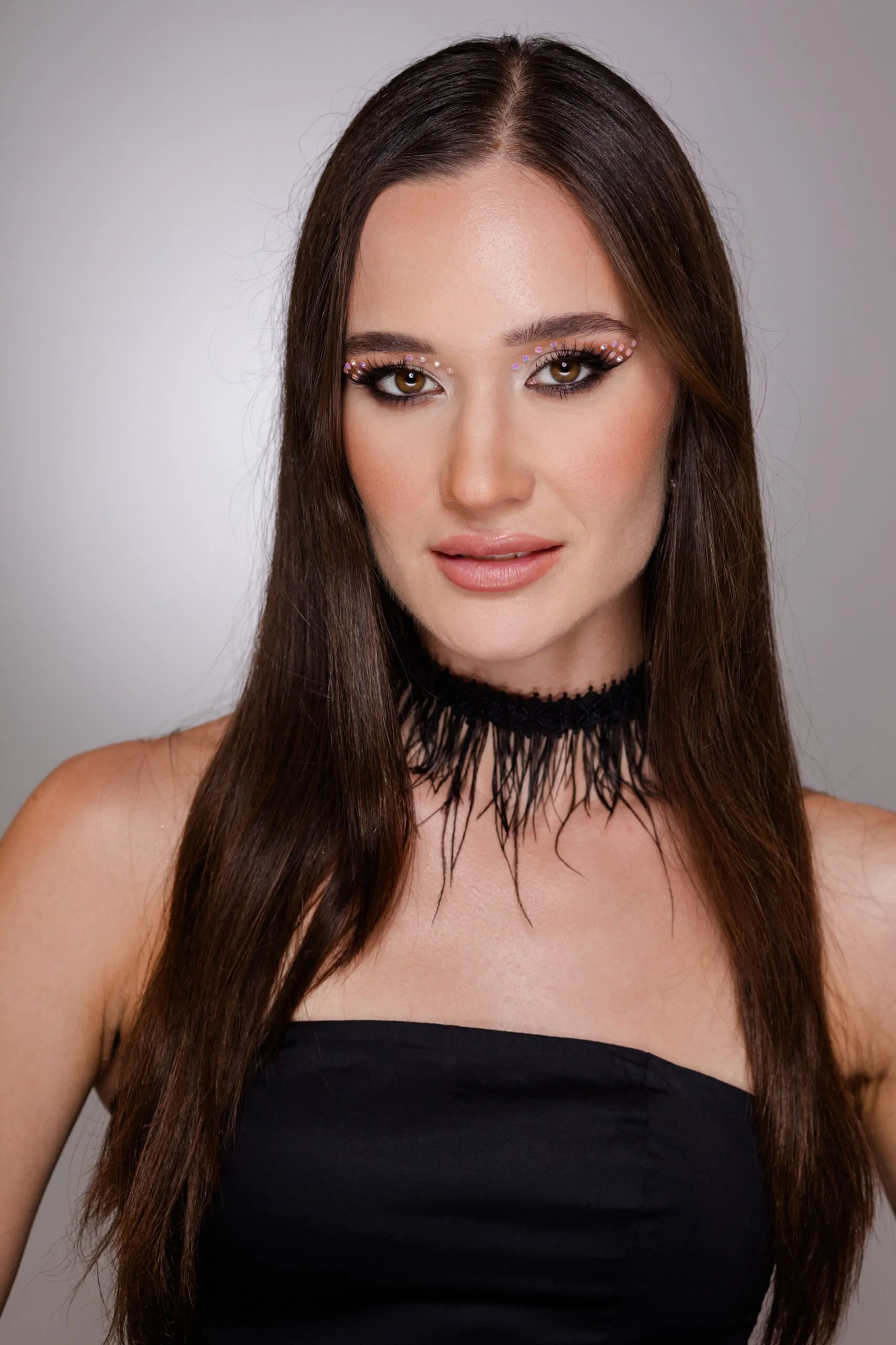 Sophisticated makeup style designed for a formal celebration